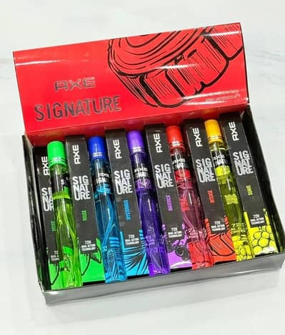 Pair of 5 AXE Signature Body Spray & Perfume Gift Set / Sample Pack