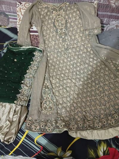 Heavy embroidered fancy suit
