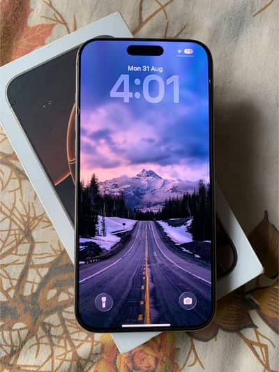 Apple iPhone 16 Pro Max 256 gb with box extra ordinary condition
