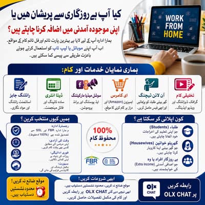 Online Job / Typing job / Assignment Job / part time Job / Data Entry