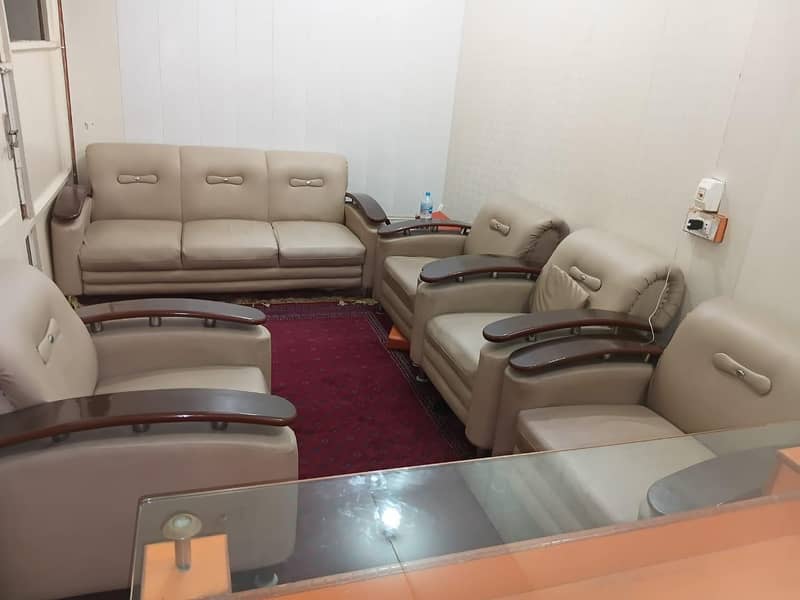 7 seater sofas one computer table one office table a 5