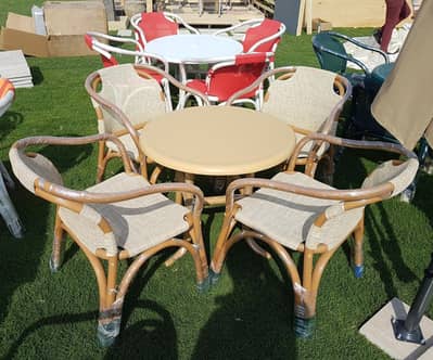 4 Seater Roop Set/Rattan sofa set/L-Shape/Outdoor Chairs/Lawn set