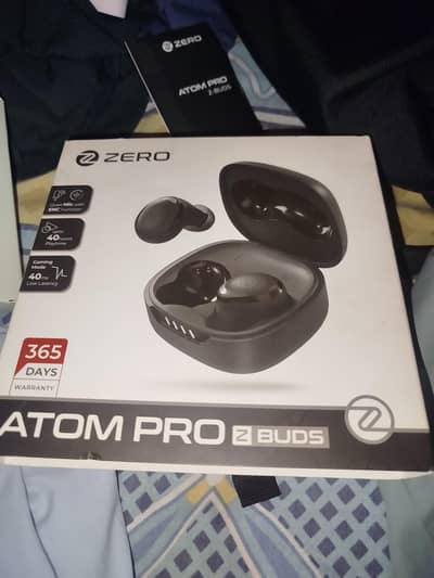 Zero Atom Pro earbuds for sale black colour