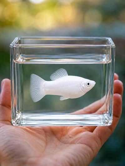 White milky Molly , orange moon tail Molly 250 pair 1200 dazan