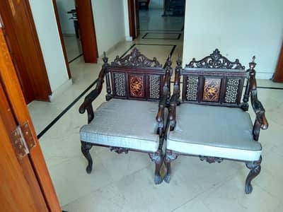 wodden sofa chair
