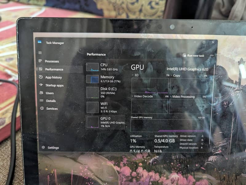 Microsoft surface 6 pro 4