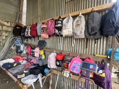 school bags and botels