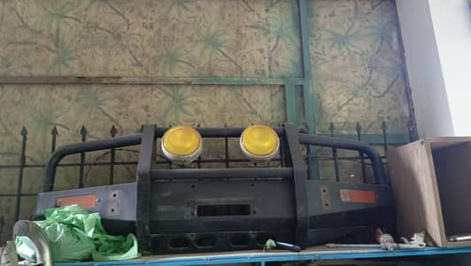 ARB  bumper, rear alloy step intercooler and wheel caps pajero