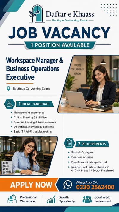 Workspace Manager & Business Operations Executive