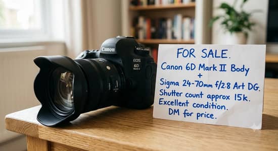 Canon 6D mark ‼ with 24 70 sigma art dg