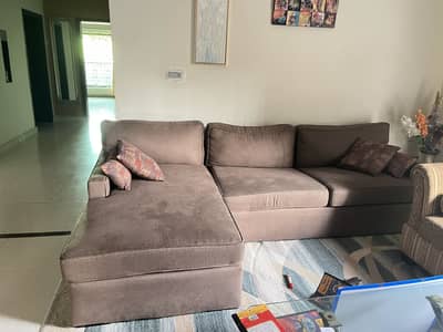 Interwood L shape Sofa
