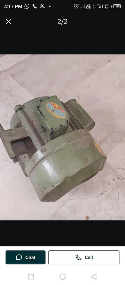 moter 0.5 hp  coper jawaid company