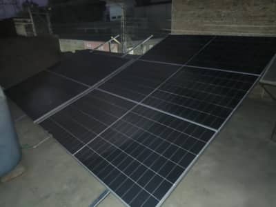 585 watt 2 plate with L2 stand 1200 PV inverter complete setup