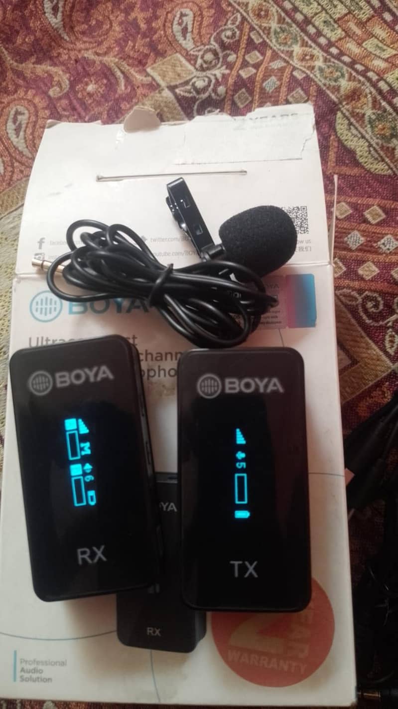BOYA wireless charging mic 5