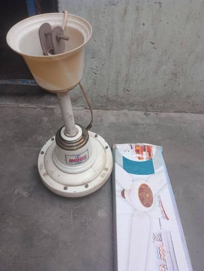 ok condition fan for selling checking garenti