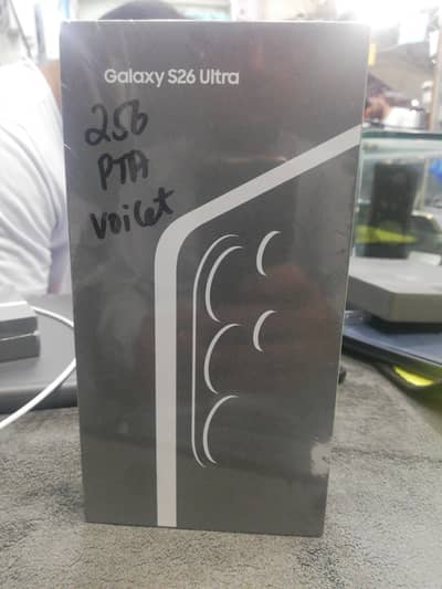 Samsung Mobile S26 Ultra voilet 256gb Official pta Boxpack