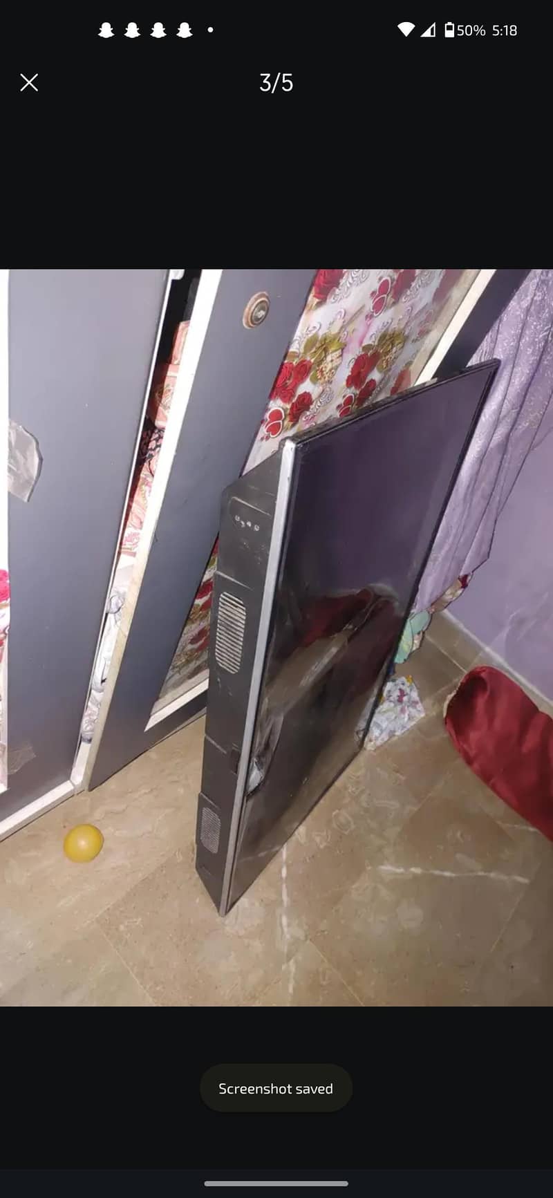 TCL tv panel damage 4