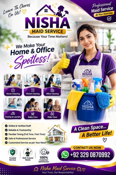 House Maids , Babysitter , Patient Care , Nurse , Driver, Maids, Cook