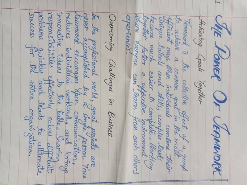 AIOU assignment writing 1