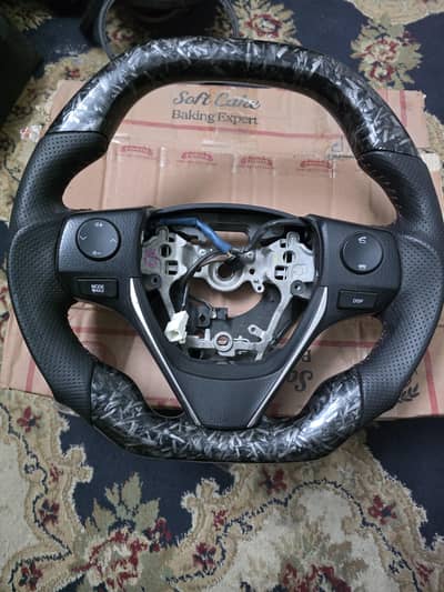 carbon fiber steering for Crolla