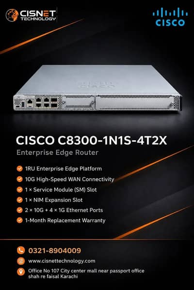 All Types of Cisco (ISR) & other brands of router available at CisNET