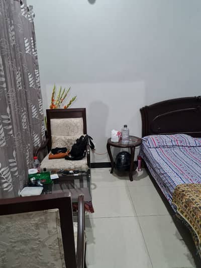 One Fully Furnished Bedroom Available For Rent With Kitchen TV Launge For Male Executives