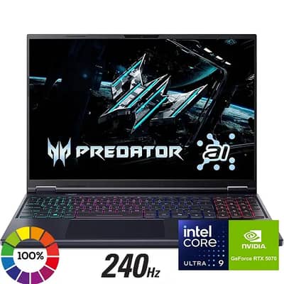 Acer Predator Helios Neo 16S AI | Core Ultra 9 275HX | RTX 5070 8GB |