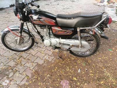 Honda 125 Model 22 All Panjab number