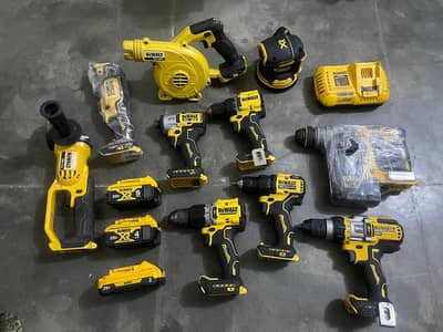 DeWalt Cordless Power Tools Complete Set | Drills | Batteries | Charge