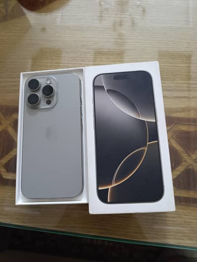Apple iPhone 16 Pro 128GB Non PTA 100% Battery