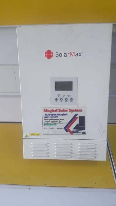 Solar max falcon model pv 6000+ 12 panels sports 48 volt battery