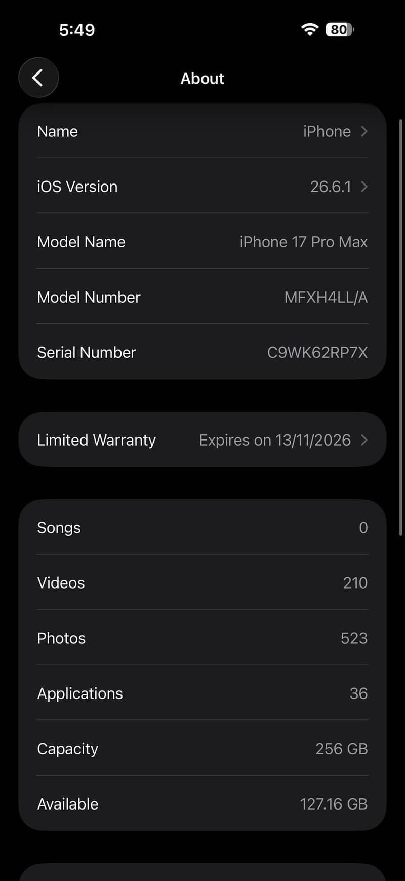 iPhone 17 Pro Max 5