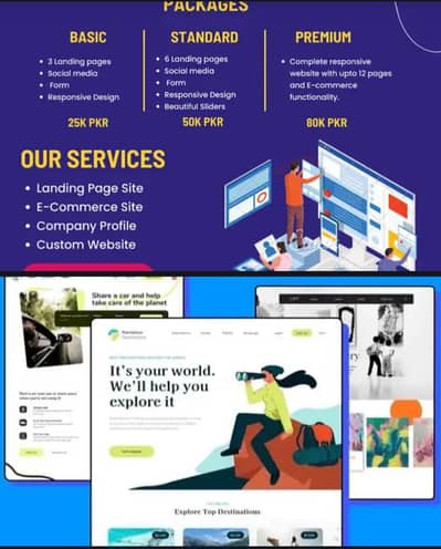 Professional website & E commerce Store design