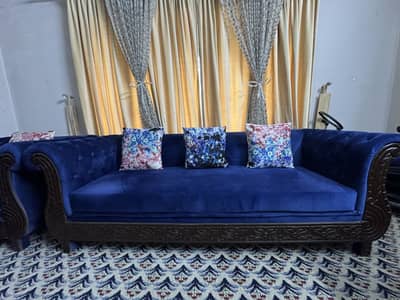 7 Seater New Sofa Set with Free Set of 7 Extra Cushion Covers