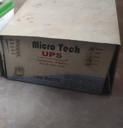 Microtech ups 1000w 24v double battery copper winding not working