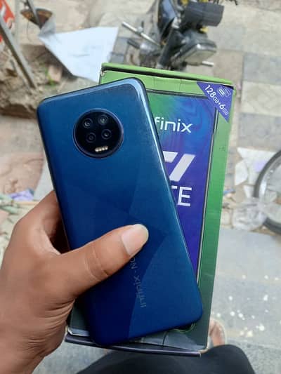 Infinix Note 7 6\128 box charger available official PTA aprroved 10\10