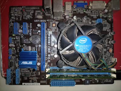 Motherboard and Processor for Sale[ Without Rams ]