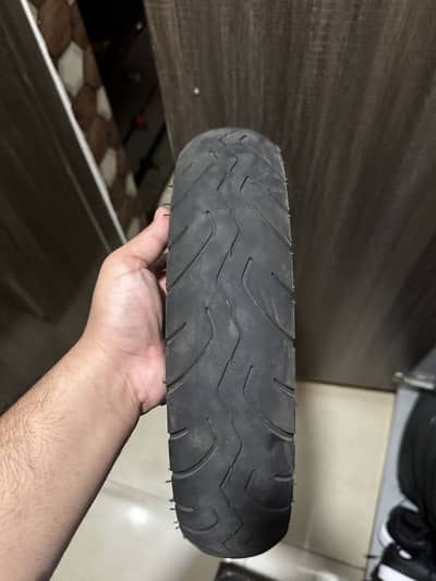 Back tyre of evee gen z