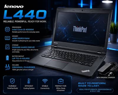 Lenovo L440 | Core i3 4th Generation | 500GB Hard Drive