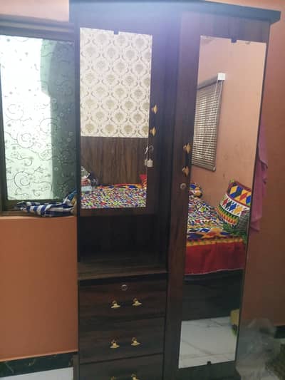 Double door mirror dressing