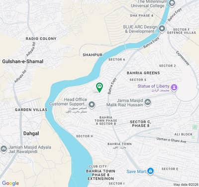 A scetor plot#617a kanal with 3marla extraland solid land Phase 8 bahria town rwp