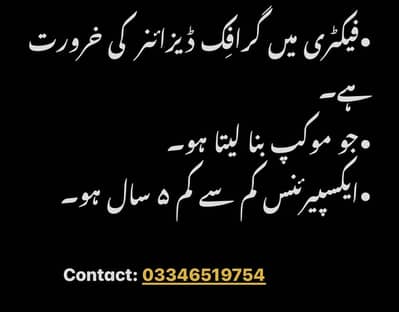 We need graphic designers for part time