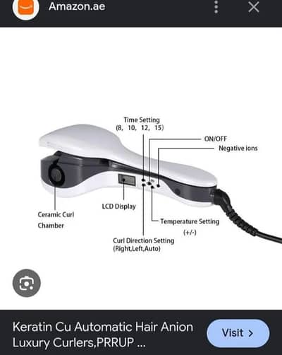 noza tech automatic hair curler