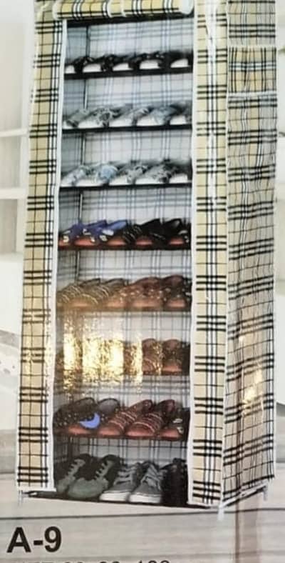 foldable shoe rack 8 steps , 5feet x 2 feet, purple