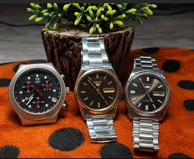 Swatch Chronograph   Seiko 5 Automatic 