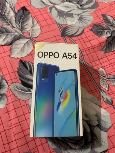 OPPO A54.   (call or Whatsapp 0325/8191/862)