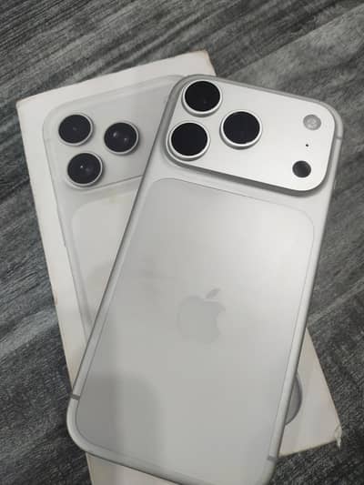 IPhone 17 Pro Non PTA Silver colour 256gb 100 health urgent sale