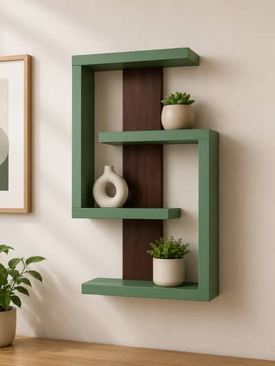 Wall mounted shelfs and ceiling lamps | for Home ,Office