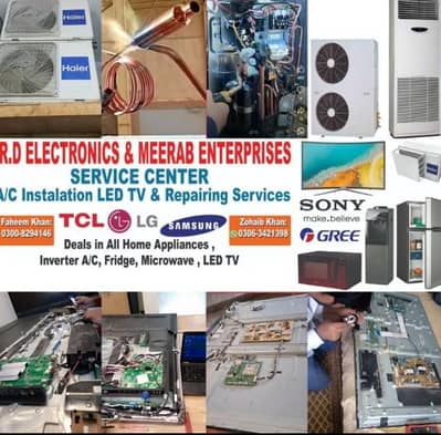 smart led,oven,air conditioning repairing servicing and sale purchase
