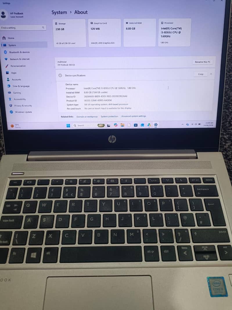 HP pro book 1